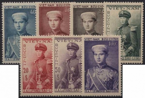 Vietnam - Süd 1954 Kronprinz Bao Long 91/97 postfrisch