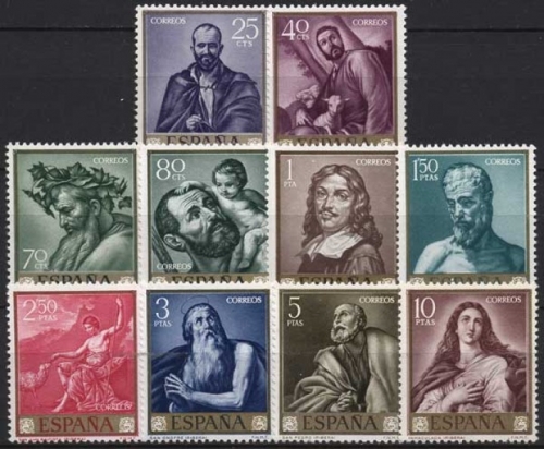 Spanien 1963 Tag der Briefmarke Gemälde José de Ribera 1384/93 postfrisch