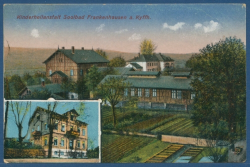 Kinderheilanstalt Soolbad Frankenhausen Kyffhäuser, gelaufen 1919 (AK2760)