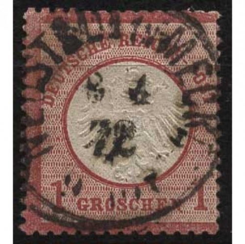 Deutsches Reich 1872 kl. Brustschild 4 mit NDP-Stempel Neustadt i. Meckl.