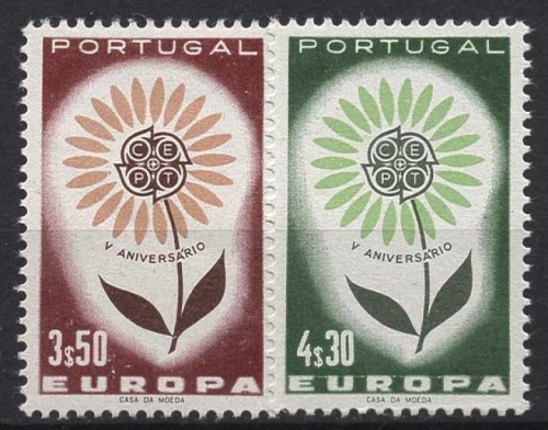 Portugal 1964 Europa CEPT Blume Blütenblätter 964/65 postfrisch