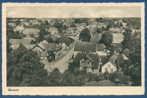 Bassum Gesamtansicht, gelaufen 1950 (AK2775)