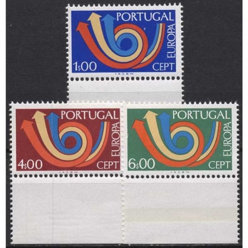 Portugal 1973 Europa CEPT Posthorn 1199/01 UR postfrisch