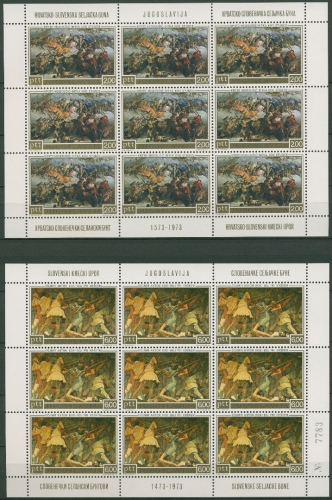 Jugoslawien 1973 Aufstände Bauernaufstand Kleinbg.1495/96 K postfrisch (C93538)