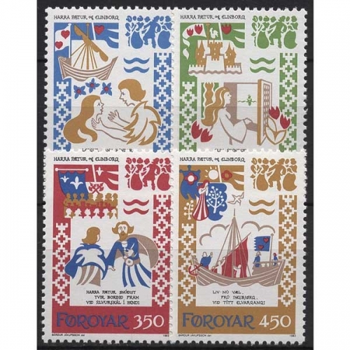 Färöer 1982 Mittelalterliche Tanzlieder 75/78 postfrisch