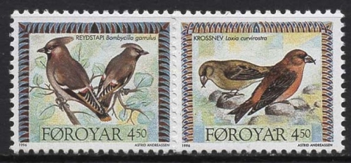 Färöer 1996 Invasionsvögel 298/99 postfrisch