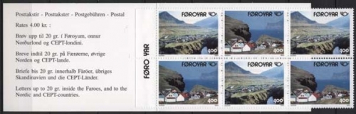Färöer 1993 NORDEN: Tourismus Markenheftchen MH 6 postfrisch (C17523)