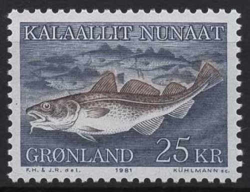 Grönland 1981 Meerestiere 129 postfrisch