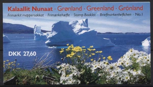 Grönland 1989 Königin Margrethe II. Markenheftchen MH 1 postfrisch (D13863)