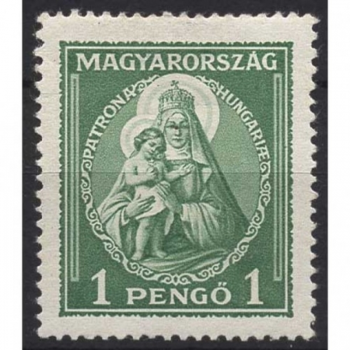 Ungarn 1932 Patrona Hungariae 484 mit Falz