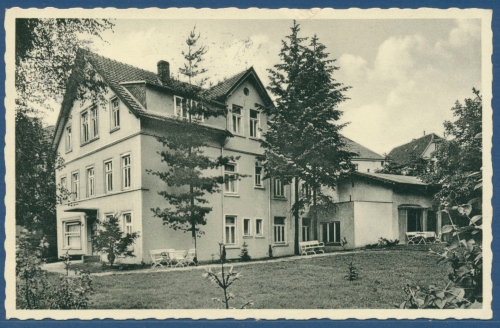 Bad Oeynhausen Kurheim Müller Wiesenstraße, gelaufen 1960 (AK2800)