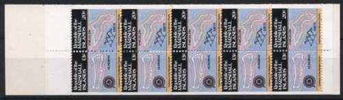 Marshall-Inseln 1984 Freimarken: Inselkarten 9/10 MH postfrisch (D21493)