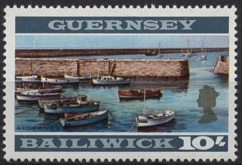 Guernsey 1969 Freimarke Ansichten und Wappen 22 B postfrisch