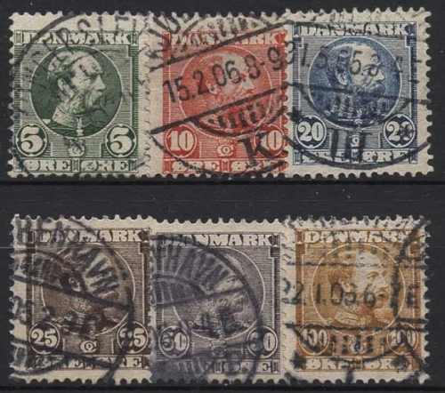 Dänemark 47/52 gestempelt König Christian IX.