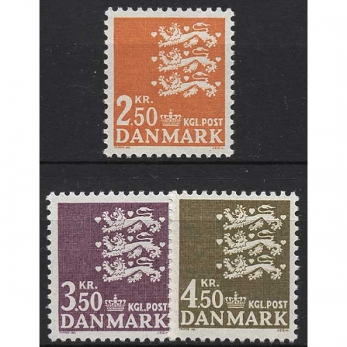 Dänemark 1972 Kleines Reichswappen 526/28 postfrisch