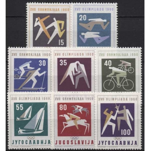 Jugoslawien 1960 Olympia Sommerspiele Rom 909/16 postfrisch
