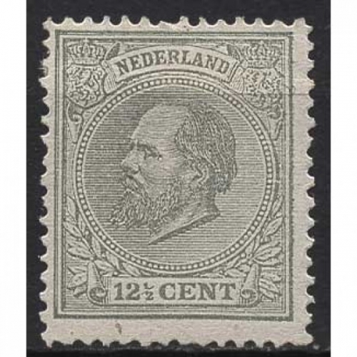 Niederlande 1872 König Willem III. 22 F mit Falz