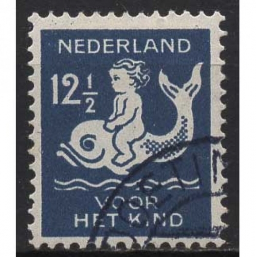 Niederlande 1929 Voor het Kind 232 A gestempelt
