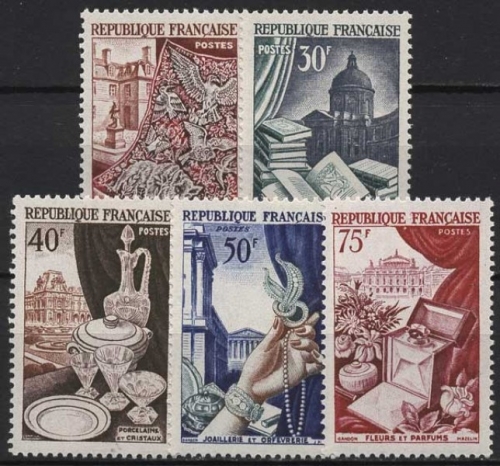 Frankreich 1954 Förderung der Exportindustrie 996/1000 mit Falz