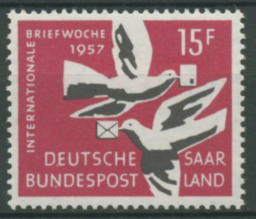 OPD Saarbrücken 1957 Internationale Briefwoche 408 postfrisch