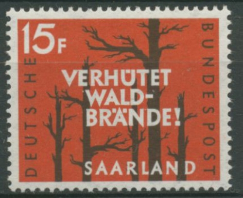 OPD Saarbrücken 1958 Waldbrandverhütung 431 postfrisch