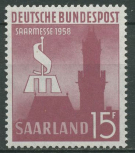 OPD Saarbrücken 1958 Internat. Saarmesse Saarbrücken 435 postfrisch
