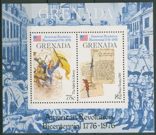 Grenada 1975 200 Jahre Unabhängigkeitserklärung USA Block 54 postfrisch (C94522)