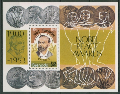 Grenada 1978 Alfred Nobel Nobelpreis Block 68 postfrisch (C94524)