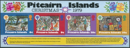 Pitcairn 1979 Weihnachten Int. Jahr des Kindes Block 5 postfrisch (C28604)