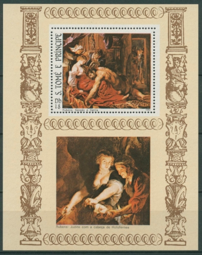 Sao Tomé und Príncipe 1983 Gemälde von Rubens Block 120 postfrisch (C28715)