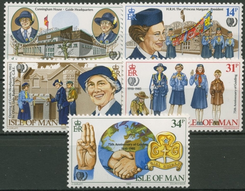 Isle of Man 1985 75 Jahre Pfadfinder 272/76 postfrisch