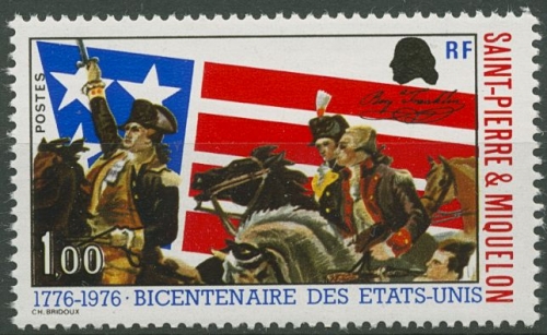 Saint-Pierre et Miquelon 1976 200 Jahre Unabhängigkeit der USA 517 postfrisch