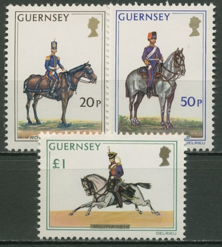 Guernsey 1975 Militär Uniformen 118/20 postfrisch
