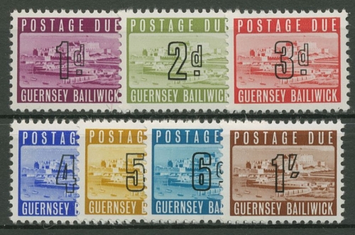 Guernsey Portomarken 1969 Schloß Cornet P 1/7 postfrisch