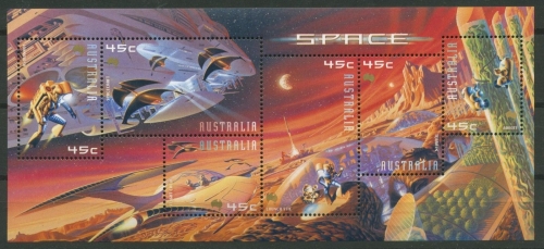 Australien 2000 Weltraum Besiedelung des Mars Block 36 postfrisch (C24116)