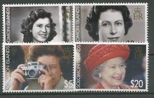 Salomoninseln 2006 80. Geburtstag Queen Elisabeth 1286/89 postfrisch (G380)