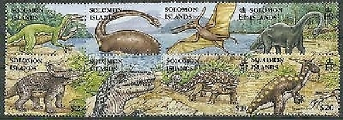 Salomoninseln 2006 Dinosaurier 1315/22 postfrisch (G386)