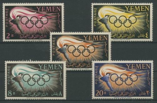 Jemen (Nordjemen) 1960 Olympia Sommerspiele Rom 200/04 A postfrisch