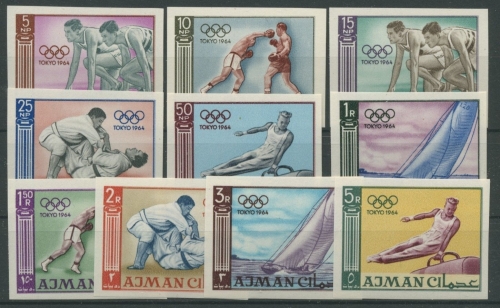 Ajman 1965 Olympia Sommerspiele´64 Tokio 31/40 B postfrisch