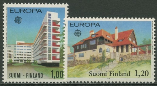 Finnland 1978 Europa CEPT Baudenkmäler 825/26 postfrisch