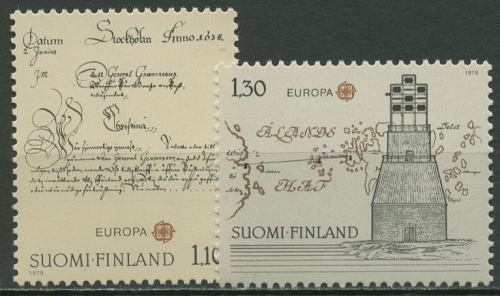 Finnland 1979 Europa CEPT Post-und Fernmeldewesen 842/43 postfrisch