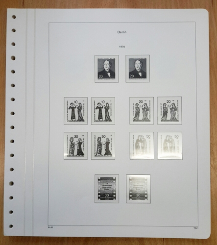 KABE bi-of Vordruckblätter Berlin 1970/74 gebraucht (Z1989)