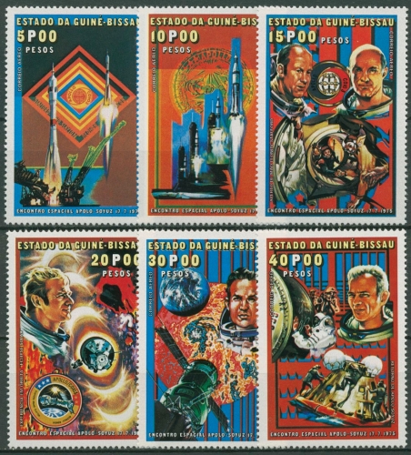 Guinea-Bissau 1976 Weltraumunternehmen Apollo-Sojus 390/95 A postfrisch