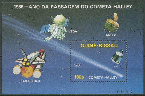 Guinea-Bissau 1986 Halleyscher Komet Giotto Block 268 postfrisch (C28832)