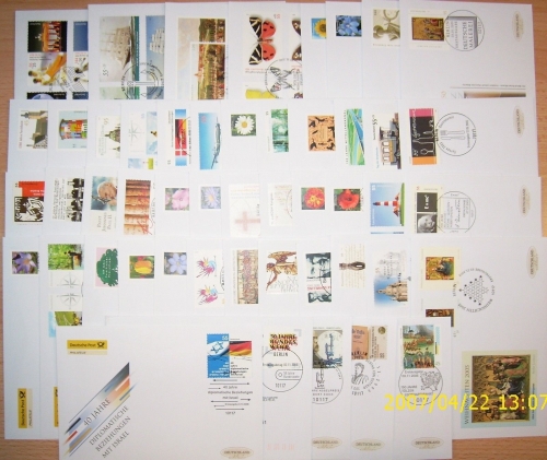 Bund 2005 Jahrgang auf FDC, ohne selbstklebende Ausgaben (XL4566)