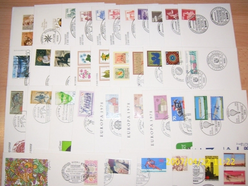 Bund 1978 Jahrgang komplett auf FDC (XL4543)