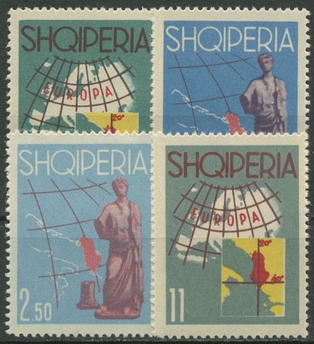Albanien 1962 Europa 683/86 postfrisch