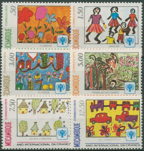 Mocambique 1979 Int. Jahr des Kindes Kinderzeichnungen 694/99 postfrisch