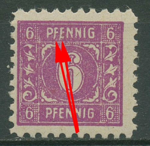 SBZ Mecklenburg-Vorpommern 1945 Freim. mit Plattenfehler 9 b XLVIII postfrisch