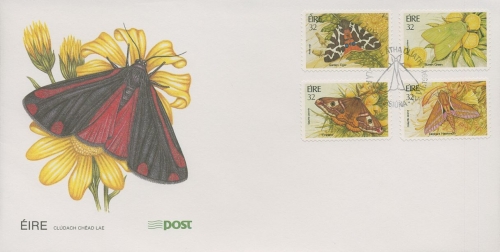 Irland 1994 Nachtfalter selbstklebend Ersttagsbrief 865/68 FDC (X18608)